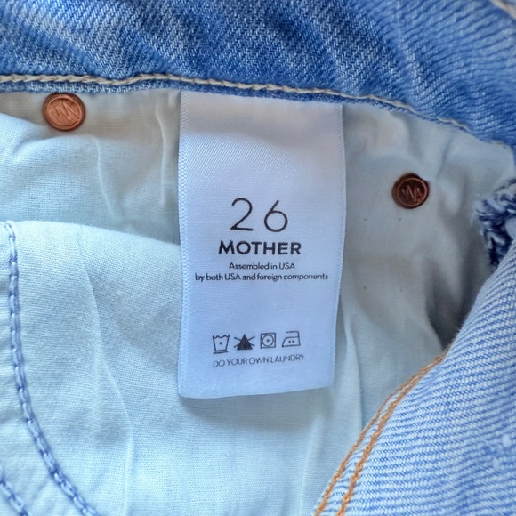 Mother Superior High Waisted Runaway Undone Hem in On My Feet (Size 26) - Picture 10 of 10